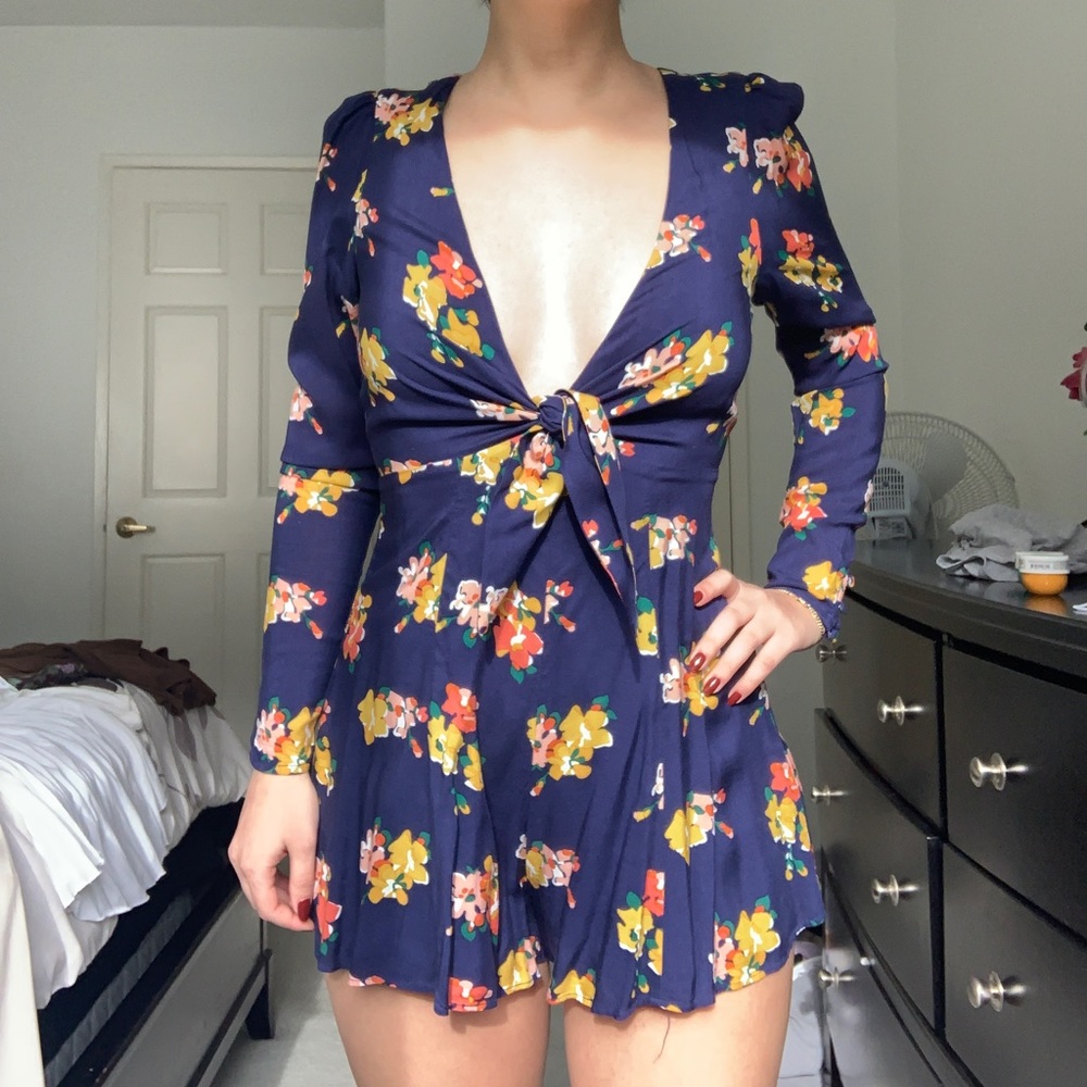 Urban Outfitters floral romper